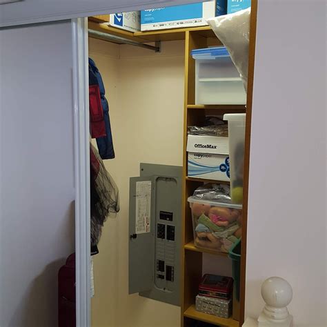 electric box in closet|electrical closet vs room.